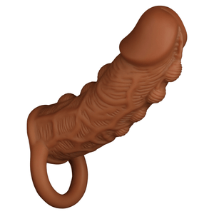 Extensión para Pene de Silicona, Funda extensora realista para Pene con glande y venas llenas | Pumper DiiP Secret - DiiP Secret Sex Shop Ecuador