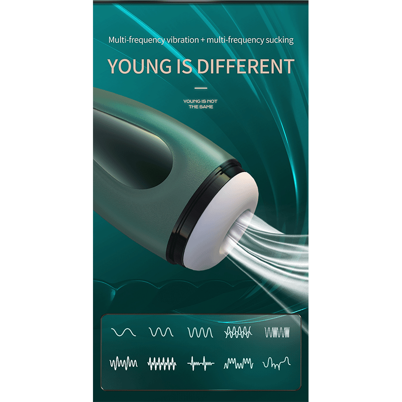 Masturbador Masculino automático manos libres con 10 modos de vibraciones y 10 de succión | Steve DiiP Secret - DiiP Secret Sex Shop Ecuador