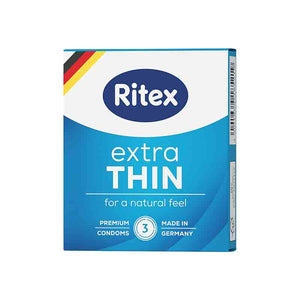Preservativo Extra Fino | Sensación Natural | Hipoalergénico | RITEX EXTRA DUNN Ritex - DiiP Secret Sex Shop Ecuador