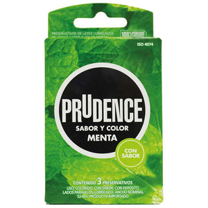 Preservativo | Sabor a Menta | Prudence Menta Prudence - DiiP Secret Sex Shop Ecuador