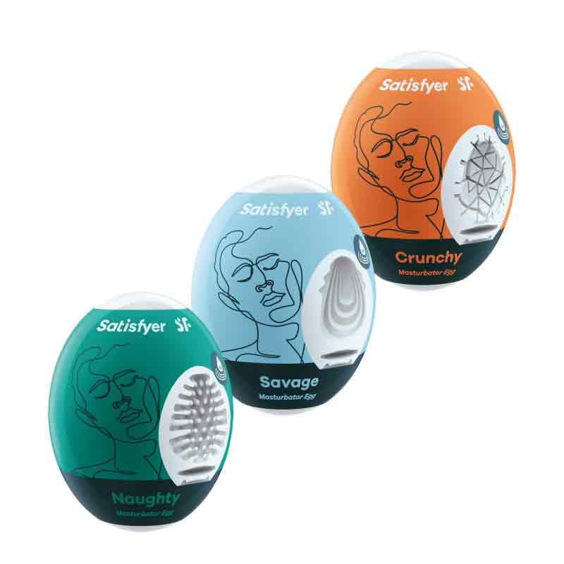 Satisfyer Huevos Masturbadores | Set de 3 Piezas Satisfyer - DiiP Secret Sex Shop Ecuador
