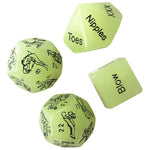 4 Dados Eróticos | Glow in the Dark Kamasutra Dice | DiiP Secret DiiP Secret - DiiP Secret Sex Shop Ecuador