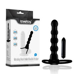 ANILLO VIBRADOR PARA DOBLE PENETRACIÓN | ROCK BALLED DOUBLE PROBER 16cm | LOVETOY Lovetoy - DiiP Secret Sex Shop Ecuador