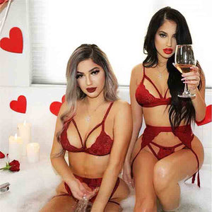 BABYDOLL con liguero seductor con encaje VANE DiiP Secret - DiiP Secret Sex Shop Ecuador