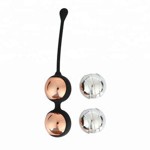 Bolas Chinas Color Metal para Ejercicio Kegel | Metalic DiiP Secret - DiiP Secret Sex Shop Ecuador