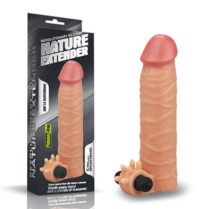 FUNDA PARA EL PENE CON VIBRACIÓN | NATURE XTENDER 3.8m | LOVETOY Lovetoy - DiiP Secret Sex Shop Ecuador
