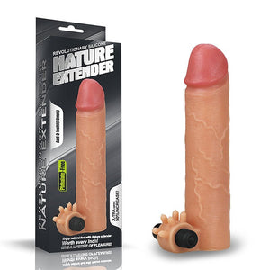FUNDA PARA EL PENE CON VIBRACIÓN | NATURE XTENDER 5cm | LOVETOY Lovetoy - DiiP Secret Sex Shop Ecuador