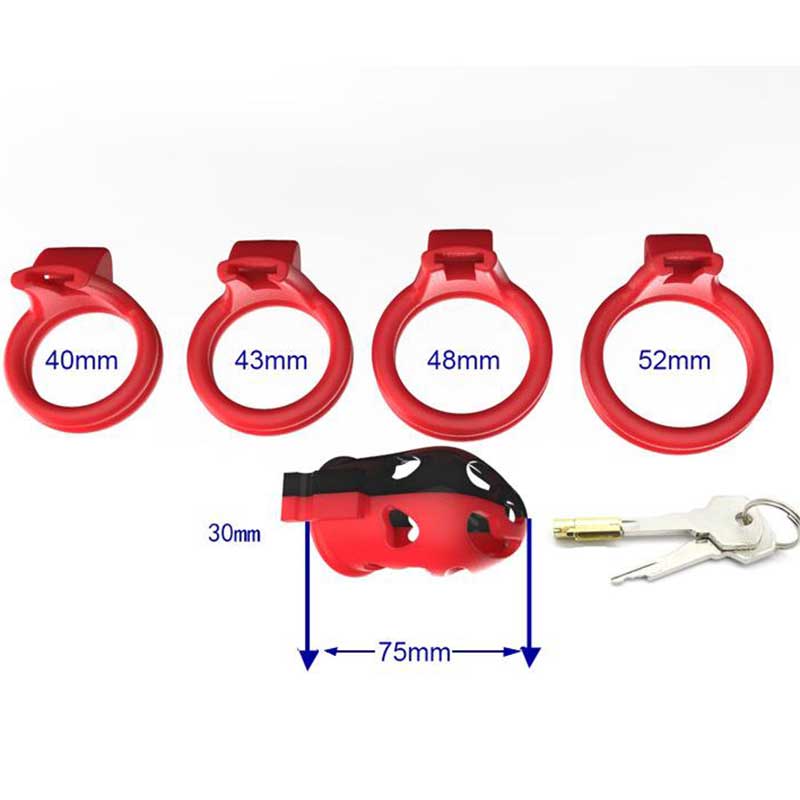 JAULA DE CASTIDAD MASCULINA | curvada con 4 anillos | MINI CAGE | DiiP Secret DiiP Secret - DiiP Secret Sex Shop Ecuador