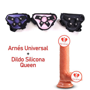 🥇KIT ARNÉS SEXUAL+CONSOLADOR Realista Queen DiiP Secret - DiiP Secret Sex Shop Ecuador