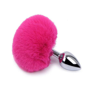 PLUG ANAL CON COLA DE CONEJO | POMPON | DIIPSECRET-DiiP Secret-Plug Anal-DiiP Secret Sex Shop Ecuador-VB77-1