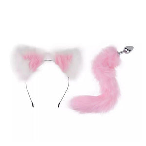 PLUG ANAL CON DIADEMA DE GATO COLORES DiiP Secret - DiiP Secret Sex Shop Ecuador