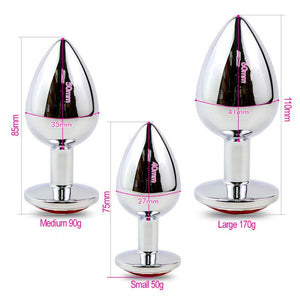 Plug Anal con un Cristal en la Base | Brillo DiiP Secret - DiiP Secret Sex Shop Ecuador