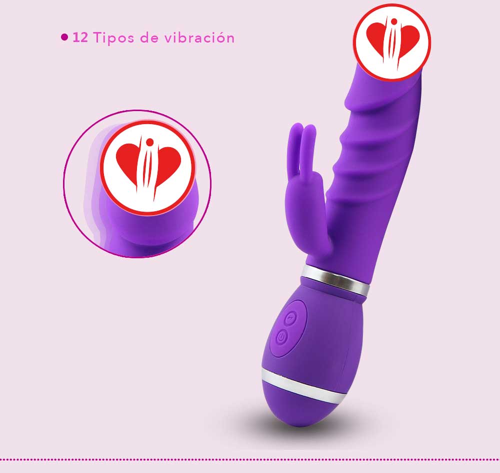 VIBRADOR CON ESTIMULADOR CLÍTORIS MAGIC-DiiP Secret-vibrador-DiiP Secret Sex Shop Ecuador-B0048