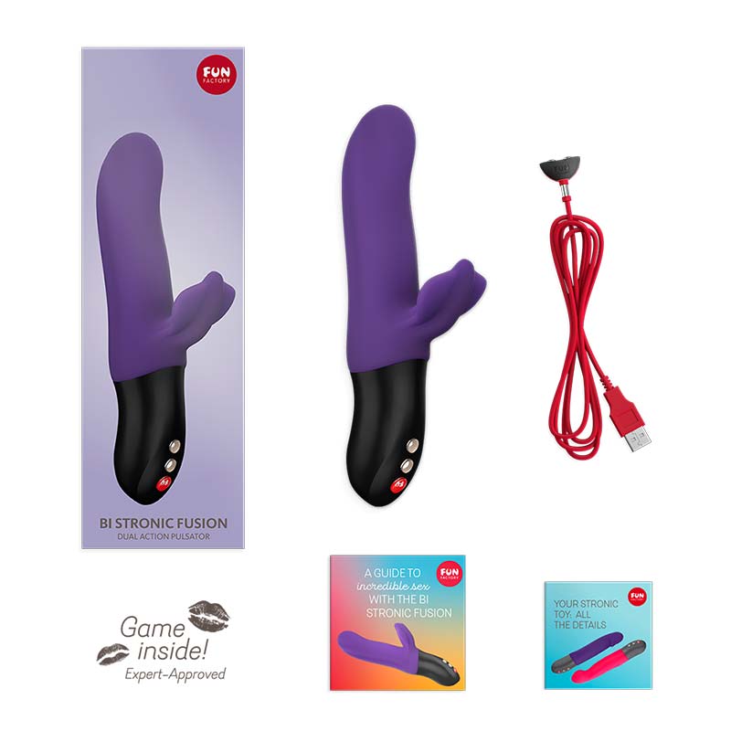 VIBRADOR CONEJO | PULSADOR | BI STRONIC FUSION | FUN FACTORY Fun Factory - DiiP Secret Sex Shop Ecuador