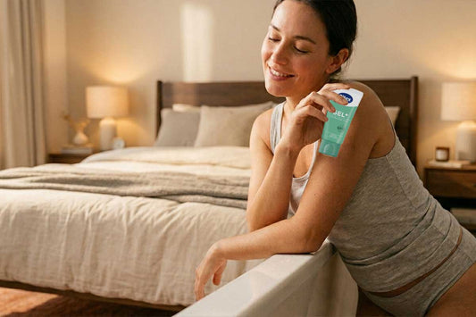 Bienestar íntimo femenino con lubricante para mayor comodidad