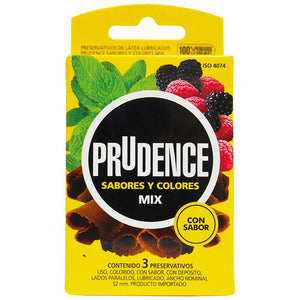 3x2 PRESERVATIVO | Mix de Frutas | PRUDENCE MIX Prudence - DiiP Secret Sex Shop Ecuador