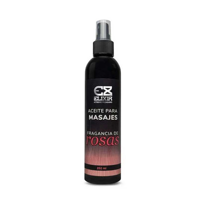 Aceite para Masajes Eróticos con Aroma a Rosas, 250ml | Elixir Elixir - DiiP Secret Sex Shop Ecuador