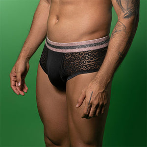 Bóxer Calzoncillo Sexy, Ropa Interior para Hombre | Diseño con encaje lateral | Tyler Lace & Fire Lingerie - DiiP Secret Sex Shop Ecuador