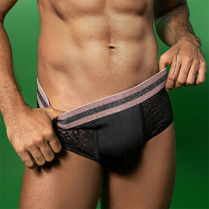 Bóxer Calzoncillo Sexy, Ropa Interior para Hombre | Diseño con encaje lateral | Tyler Lace & Fire Lingerie - DiiP Secret Sex Shop Ecuador