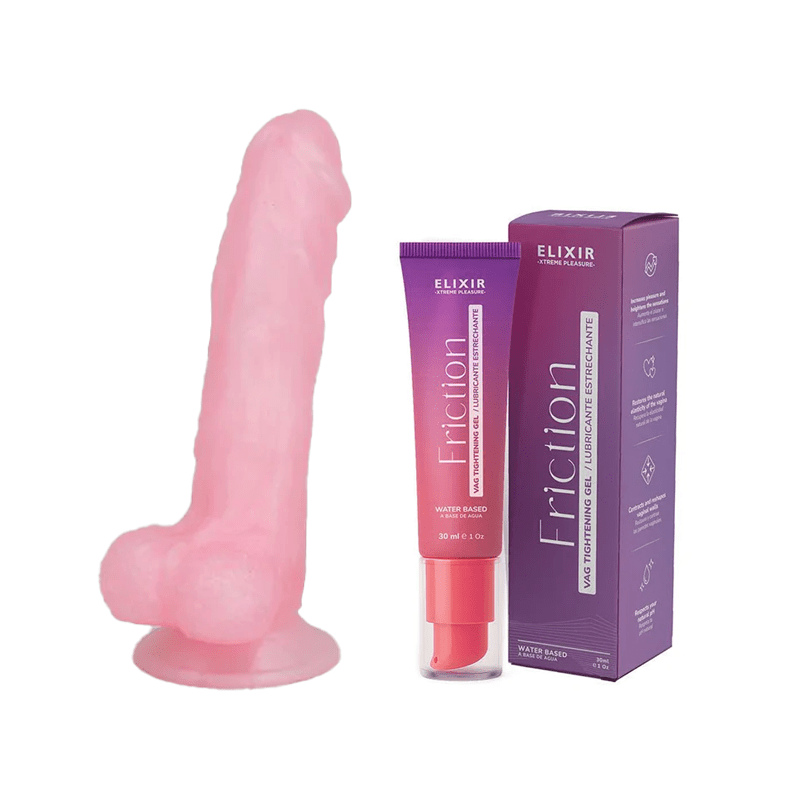 COMBO CONSOLADOR 19CM + LUBRICANTE ESTRECHANTE FRICTION DiiP Secret Sex Shop Ecuador - DiiP Secret Sex Shop Ecuador