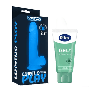COMBO CONSOLADOR 19CM + LUBRICANTE RITEX GEL + DiiP Secret Sex Shop Ecuador - DiiP Secret Sex Shop Ecuador