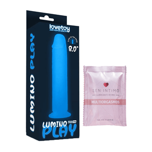 COMBO CONSOLADOR 20CM + SACHET LUBRICANTE MULTIORGASMO DiiP Secret Sex Shop Ecuador - DiiP Secret Sex Shop Ecuador