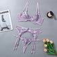 conjunto-lenceria-erotica-encaje-bordado-floral-liguero-violeta