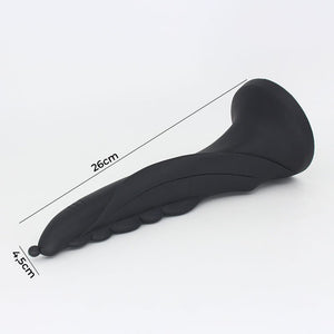 Dildo Anal Fantasía de Silicona 10” | 26cm, Estimulador de Próstata y Ano, con fuerte Ventosa y Flexible | Tiger DiiP Secret - DiiP Secret Sex Shop Ecuador
