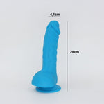 Dildo Realista de Silicona 7,9” | 20cm, con Ventosa fuerte, Juguete Sexual para adultos | Lucas DiiP Secret - DiiP Secret Sex Shop Ecuador