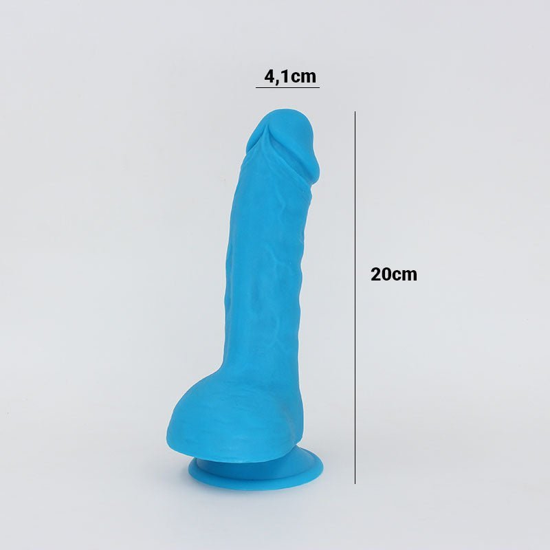 Dildo Realista de Silicona 7,9” | 20cm, con Ventosa fuerte, Juguete Sexual para adultos | Lucas DiiP Secret - DiiP Secret Sex Shop Ecuador