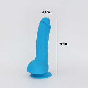 Dildo Realista de Silicona 7,9” | 20cm, con Ventosa fuerte, Juguete Sexual para adultos | Lucas DiiP Secret - DiiP Secret Sex Shop Ecuador