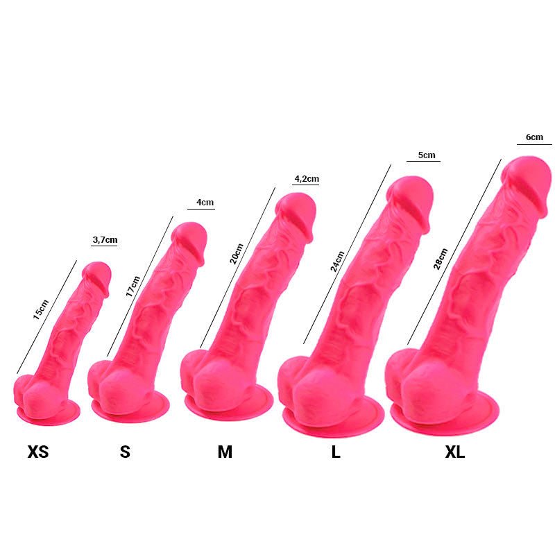Dildo Realista de Silicona, XS - XL - 5,9” - 11” | 15 - 28cm, con Ventosa fuerte, Juguete Sexual para adultos | Neil DiiP Secret - DiiP Secret Sex Shop Ecuador