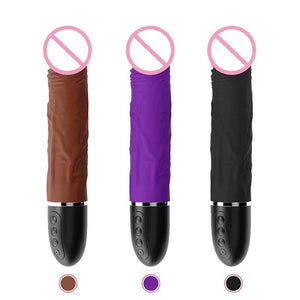 Dildo Vibrador Realista de Silicona Silencioso y Recargable | Sunak DiiP Secret - DiiP Secret Sex Shop Ecuador