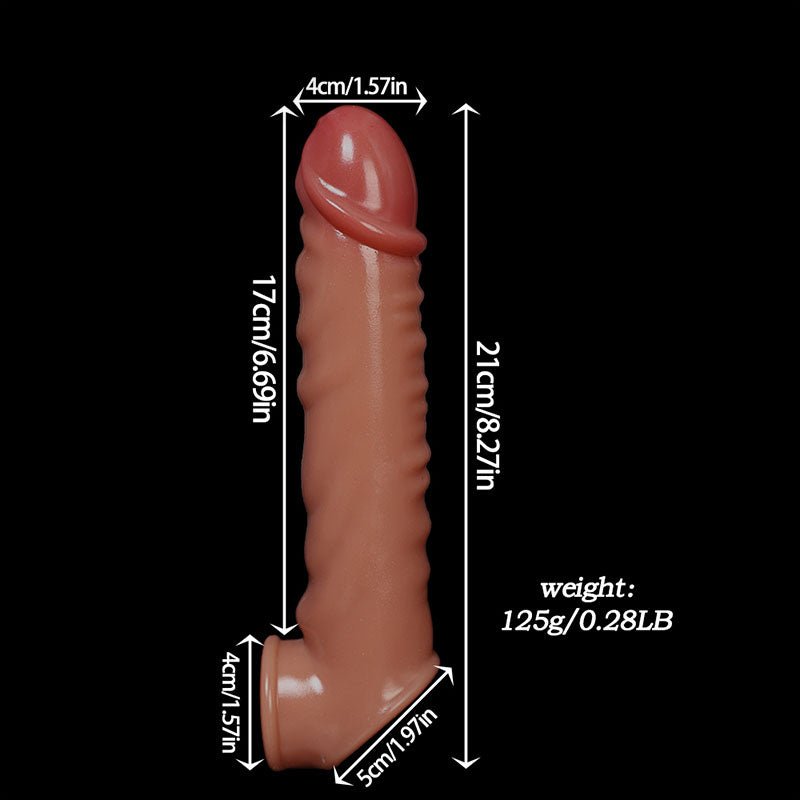 Extensión para Pene de Silicona, Funda extensora realista para Pene | Bruno DiiP Secret - DiiP Secret Sex Shop Ecuador
