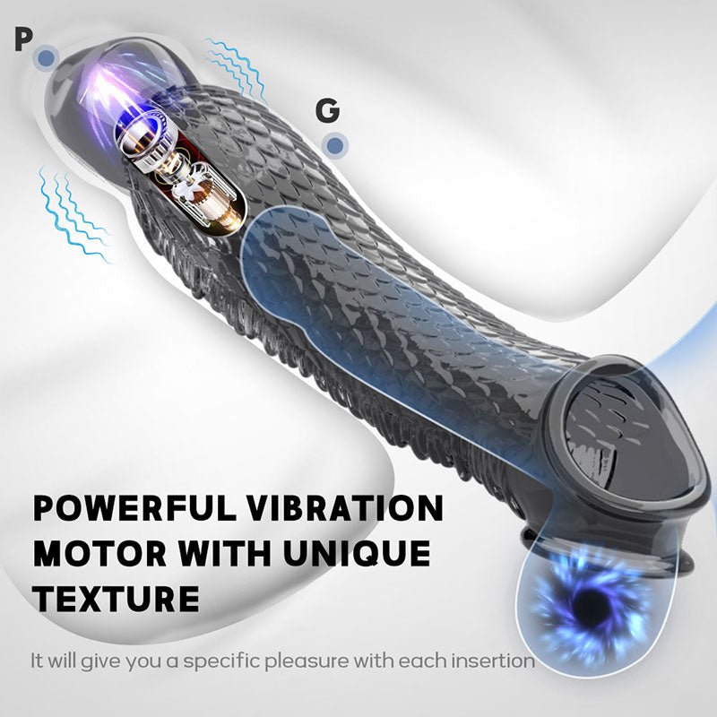 Funda para pene con Vibración | Noir DiiP Secret - DiiP Secret Sex Shop Ecuador