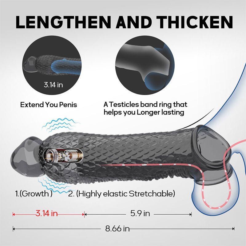 Funda para pene con Vibración | Noir DiiP Secret - DiiP Secret Sex Shop Ecuador