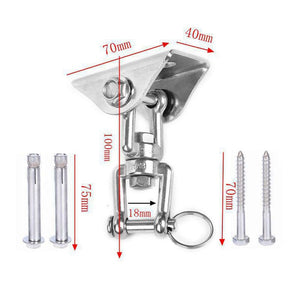 Gancho de techo, Anclaje de Techo, Rotación de 360° de acero Inoxidable, Montaje fácil y rápido, Juego de suspensión para Columpio Sexual DiiP Secret - DiiP Secret Sex Shop Ecuador