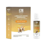 lubricante sabor crema de whisky empaque
