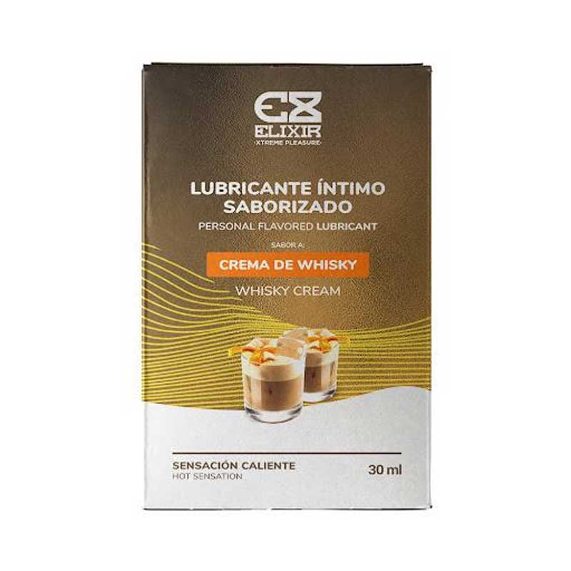 lubricante crema de whisky efecto calor caja