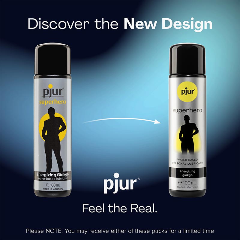 Lubricante para Hombres pjur Superhero Energizing Glide Lubricante para Hombres pjur Superhero Energizing Glide
