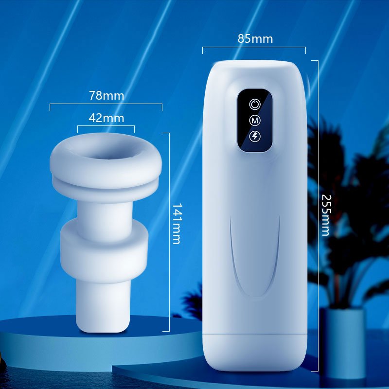 Masturbador Automtico Blanco para Hombre Cloudix Masturbador Automtico Blanco para Hombre Cloudix