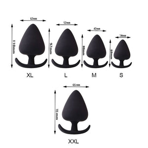 PLUG ANAL DE SILICONA VARIAS TALLAS S - XL DiiP Secret - DiiP Secret Sex Shop Ecuador