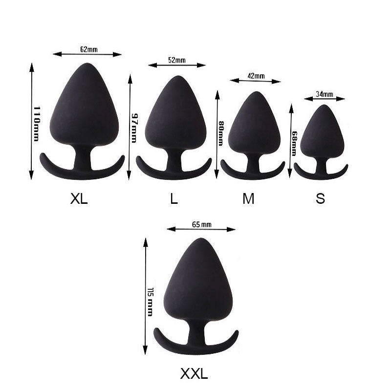 PLUG ANAL DE SILICONA VARIAS TALLAS S - XL DiiP Secret - DiiP Secret Sex Shop Ecuador