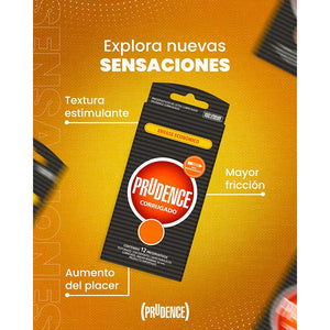 Preservativo Prudence Corrugado Prudence - DiiP Secret Sex Shop Ecuador