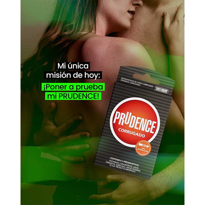 Preservativo Prudence Corrugado Prudence - DiiP Secret Sex Shop Ecuador