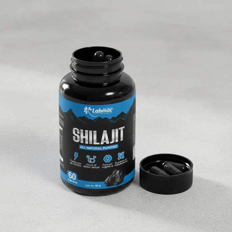 Shilajit 500 mg Cápsulas | Extracto de Resina Natural LABMAC LabMac - DiiP Secret Sex Shop Ecuador