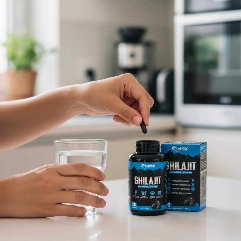 Shilajit 500 mg Cápsulas | Extracto de Resina Natural LABMAC LabMac - DiiP Secret Sex Shop Ecuador