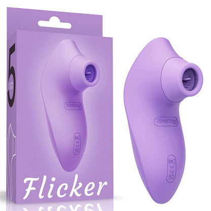 Succionador de Clítoris con Lengüeta Vibrante | Flicker Lovetoy - DiiP Secret Sex Shop Ecuador