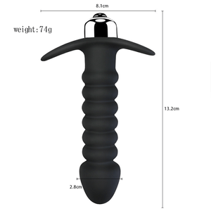 Vibrador Anal con Bolas y Textura Ondulado | Storm DiiP Secret - DiiP Secret Sex Shop Ecuador