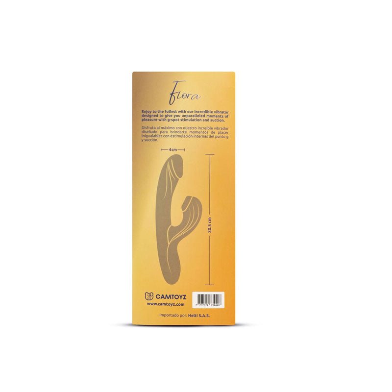 Vibrador con Succionador de Clítoris y Doble Motor | Flora Satisfyer - DiiP Secret Sex Shop Ecuador